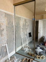3 mirrored wardrobe doors collected by Just Waste Removals Limited