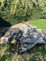 Old fence panels c. x5 collected by Zero Waste Management Ltd