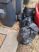 6 bin bags of green waste collected by Zero Waste Management Ltd
