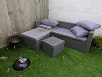 Outdoor settee collected by Job Done