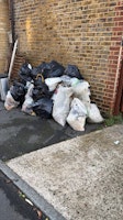 bags of household waste, wood collected by JLC WASTE MANAGEMENT LIMITED