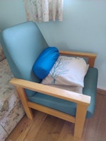 sofa, dining table, armchair collected by Kevin Alderton