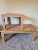 2x sofas, 2x tables, chair collected by NES DOMESTIC AND COMMERCIAL SOLUTIONS