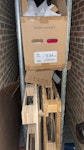 packaging and pallets Packaging and pallets, left on driveway, customers details will be sent to you via text once booking has been made, please arrange with them PE28 - removed for £100
