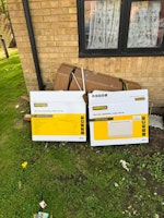 2 old heaters, boxes, light collected by JLC WASTE MANAGEMENT LIMITED