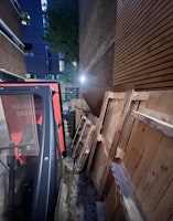 removal of 14 pallets collected by Advance Waste