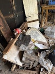 General mix metal&wood blocks metal&Wood, plastic,fluorescent lamps x 4, concrete blocks x4 and waste E11 - removed for £140