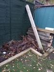 A small pile of timber A pile of older timber needs collecting and disposing of (see photo) N20 - removed for £50