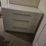 chest of drawers & wardrobes one chest of drawers and two wardrobes from Ikea. can be dismantled by the collector. EN3 - removed for £0
