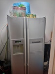 A double door fridge Collection of single double door fridge, doors removed already KT12 - removed for £100