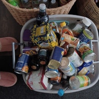 old store cupboard food collected by Dorset Waste Clearance