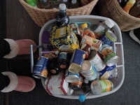old store cupboard food collected by Dorset Waste Clearance