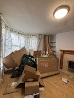 Cardboard and soft plastic collected by Carry Away Clearance