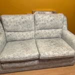 Two seater sofa Two seater sofa with removable seat and back cushions E2 - removed for £110
