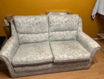 Two seater sofa Two seater sofa with removable seat and back cushions E2 - removed for £110