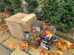 house hold rubbish used firework boxes and rubbish W4 - removed for £40