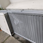 nothing. all the rubbishes in picture but there are 2 doors. . It is placed in basement.. I am here to help you. W2 - removed for £125