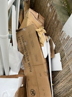 Cardboard and packaging waste collected by Junk Truck