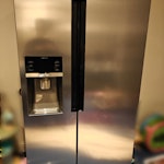 American Fridge Freezer Samsung American F/F. To be carried from inside via side path. Fridge in working order but has been disused for 1-2 months and will need cleaning again before use. TN14 - removed for £0