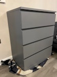 Drawers, headboard I have 1 dark grey ikea malm drawer, a tall Ikea drawer and a large headboard that can be mounted on the wall all in pretty much new condition UB3 - removed for £0