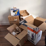 A lot of Cardboard Boxes I have a lot of cardboard boxes that need to be removed and disposed of (see pictures) E3 - removed for £65