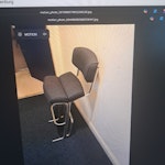 furniture 2 x damaged chairs M9 - removed for £25