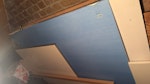 Furniture Removal. Remove backing boards from shop. E1 - removed for £110