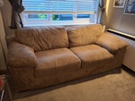 King mattress, 2 seater sofa Two seater sofa, king size mattress, garden rattan sofa RG10 - removed for £150
