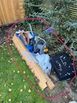 Mixed metal, plastic, wood Mixed collection of residential waste - broken chairs, bbq, pallets, left over timber, plastic boxes etc SE27 - removed for £75
