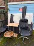 Table, chairs, mattress Someone dropped this just at the front of our garage. It’s easy to access. DA6 - removed for £120