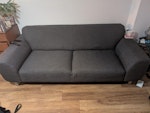 2 seater sofa, ground floor Sofa still useable N15 - removed for £105