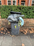 rubbish general waste / bin to be emptied NW3 - removed for £50
