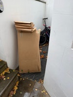 box of camping chairs collected by SID WASTE LTD