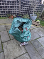 Old shed base materials collected by Eco Clean&Fresh