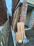 Wood from old furniture Material from old units taken to pieces. Outside so easy pick up TN12 - removed for £100
