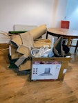 old carpets and carton boxes garbage, carton boxes, old carpets, IG3 - removed for £188