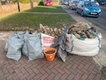 Left over rubble Leftover ruble and junk of bricks TW3 - removed for £175