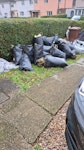 30/40 bags FibreGlass 30-40 bin liner bags of fibreglass insulation on front drive NG11 - removed for £188