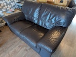 2 seat and 3 seat sofa 2 seater and 3 seater sofas. 2 seater is 160cm wide. 3 seater is 215cm wide. Both are 92 cm high. ST4 - removed for £100