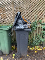 4-5 bags of black bin waste collected by SID WASTE LTD