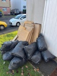 Boards + FibreGlass Insulation 20 sqm flooring 15 bags fibreglass to collect all ready on front garden HG3 - removed for £200