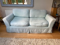 Two sofas collected by Perkins&Sons clearance &removals