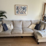 Large sofa 3 metre long sofa that will be disassembled beforehand NW1 - removed for £0