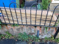 Laminate flooring + other wood collected by Cooks Distribution