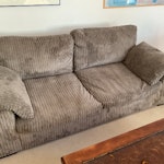 2 two seater sofas Well used but have washable covers and comfortable KT13 - removed for £113