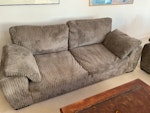 2 two seater sofas Well used but have washable covers and comfortable KT13 - removed for £113