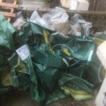 60 bags rubble, empty ton bags 60 bags rubble, 5 EMPTY bulk bags. Pallet, SW17 - removed for £293