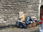 rubble bags etc builders waste mostly cardboard W1 - removed for £106