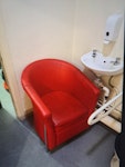 2x red chairs 2x red chairs from betfred M11 - removed for £53