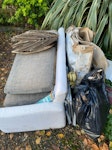 Sofa and other rubbish Sofa, cardboard and other assorted rubbish from house clear out. SE21 - removed for £88